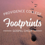 Footprints logo featuring picture of footprints in the sand
